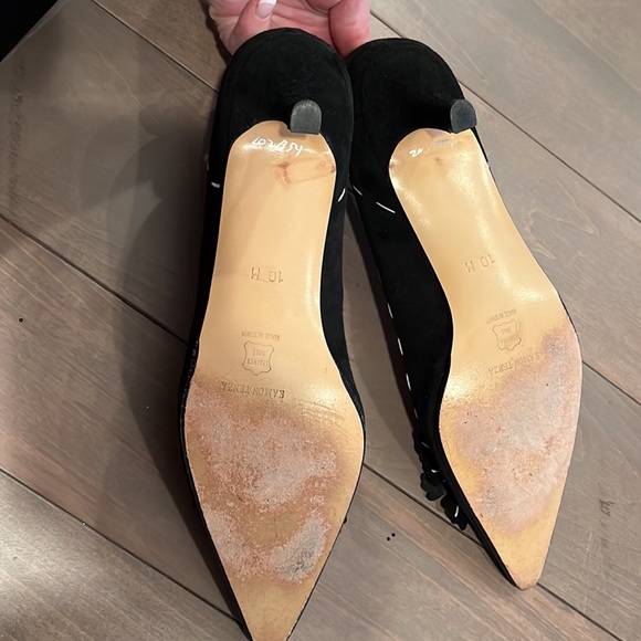 Gorgeous Roman Tenza Suede Heels - Picture 3 of 5